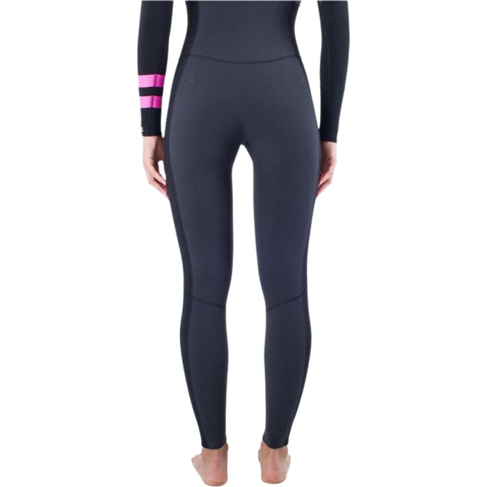 2024 Hurley Mujer Plus 5/3mm Con Capucha Chest Zip Neopreno WFS0012544 - Black / Graphite